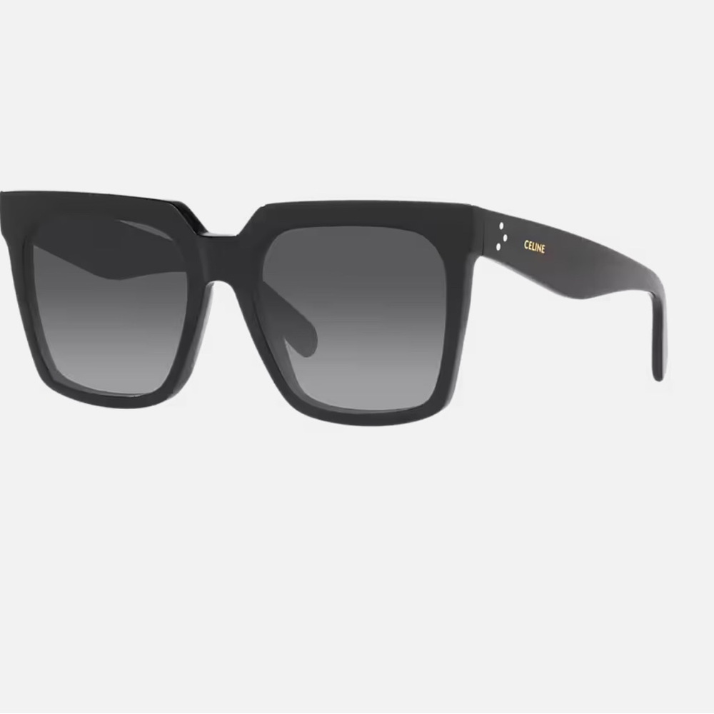 Celine Black Gradient Square Sunglasses